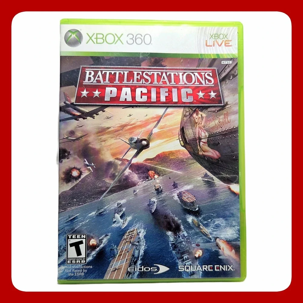 Battlestations Pacific Xbox 360 Strategy Simulation Game EUC Excellent‎